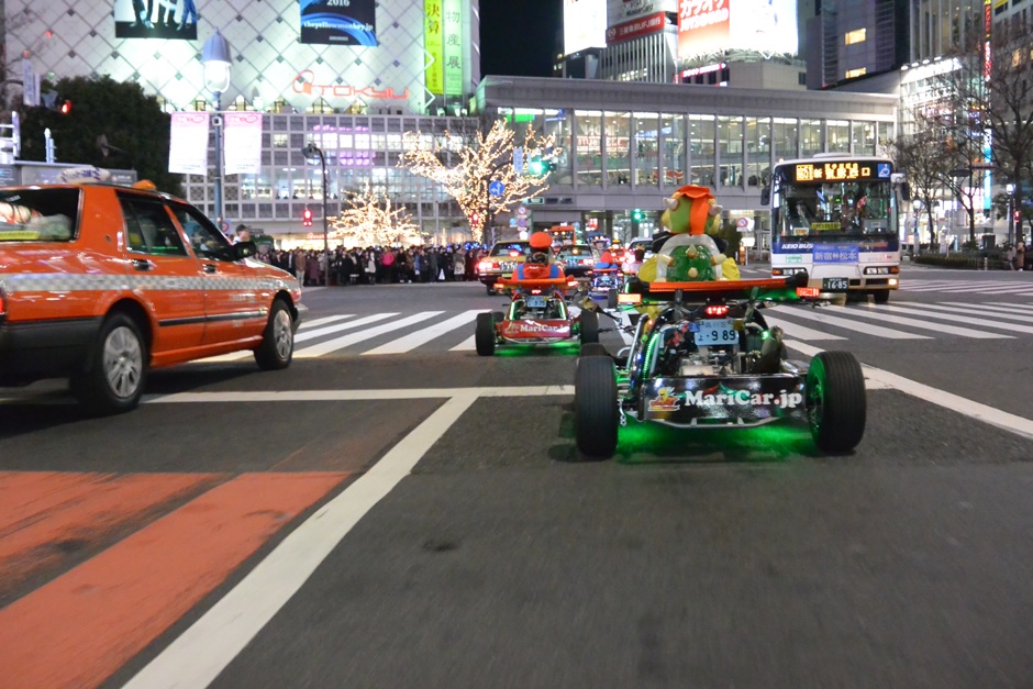 渋谷でリアルマリオカートが注目されるのはこのスクランブル交差点のおかげ