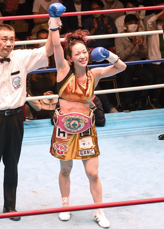 小沢、初の王座獲得＝ＷＢＯ女子スーパーフライ級―ボクシング