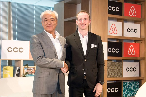 AirbnbとCCCがパートナーシップ契約締結　民泊普及推進で