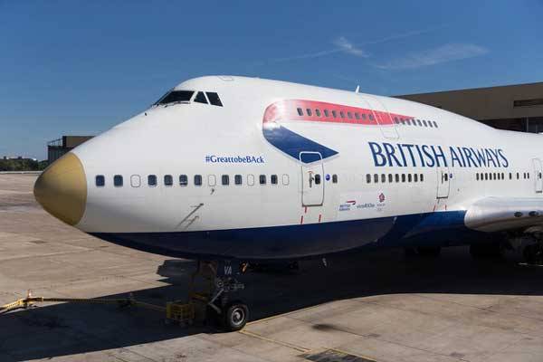 ブリティッシュ・エアウェイズ、五輪選手帰国で特別便「BA2016便」を運航　レドームは”金”