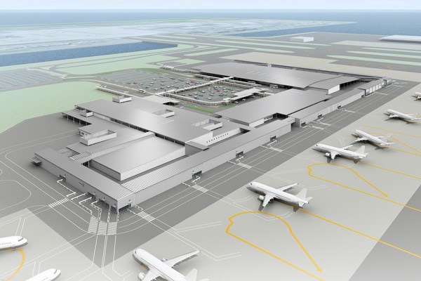関西国際空港、建設中の新LCCターミナルの名称発表　処理能力は年間835万人