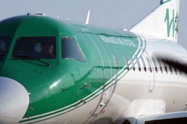 HAC、緑を基調とした旧塗装での運航を終了　11月1日が最終便