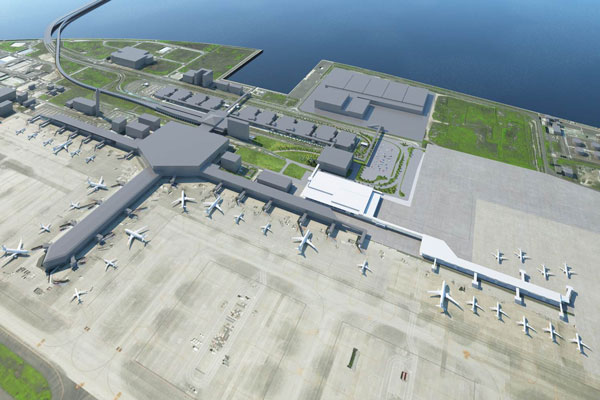 中部国際空港、新ターミナルの工事公告　2019年7月完成へ