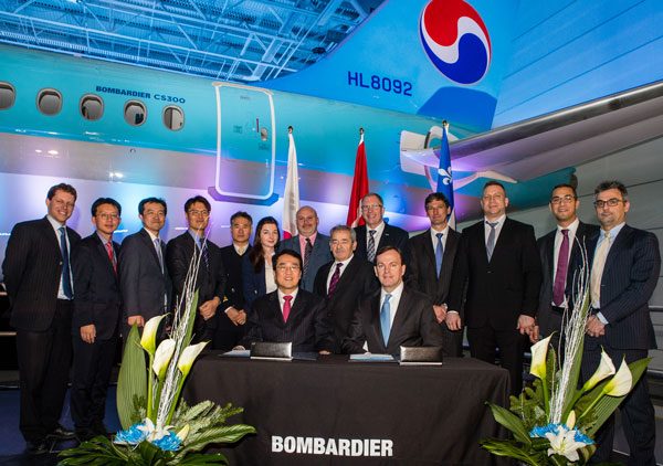 大韓航空、CS300型機をアジアの航空会社で初受領　来年1月16日から韓国国内線に導入