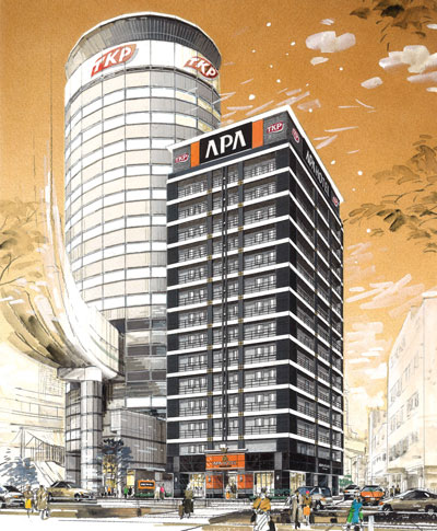 TKP、大阪・梅田に2019年5月にホテル開業へ　アパホテルとフランチャイズ契約