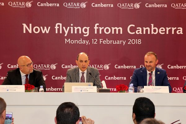 カタール航空、キャンベラに乗り入れ開始　オーストラリア5都市目
