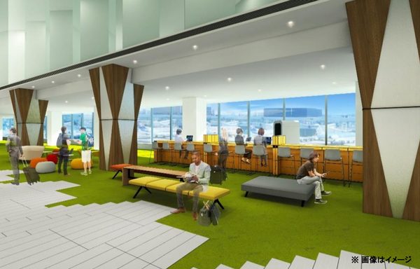 成田空港第1ターミナルに家具メーカーとコラボしたシーティングスペース　8月31日オープン