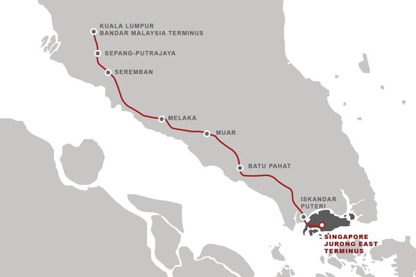 クアラルンプールとシンガポール結ぶ高速鉄道、計画延期
