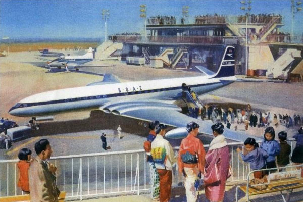 ブリティッシュ・エアウェイズ、首都圏就航70周年　1948年に横浜乗り入れ
