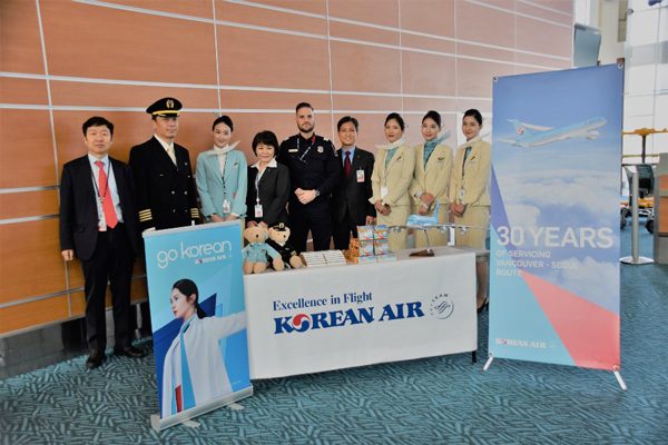 大韓航空、カナダ就航30周年　カナダ2空港で記念イベント開催