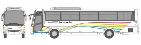 西鉄、高速バスの車体デザインを一新　西鉄グループ設立110周年記念
