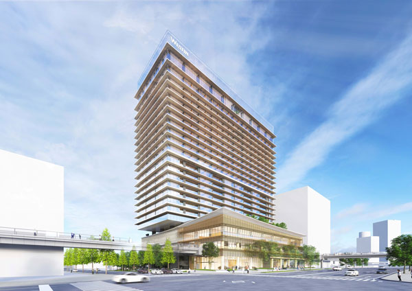 マリオットと積水ハウス、「ウェスティンホテル横浜」を2022年5月開業