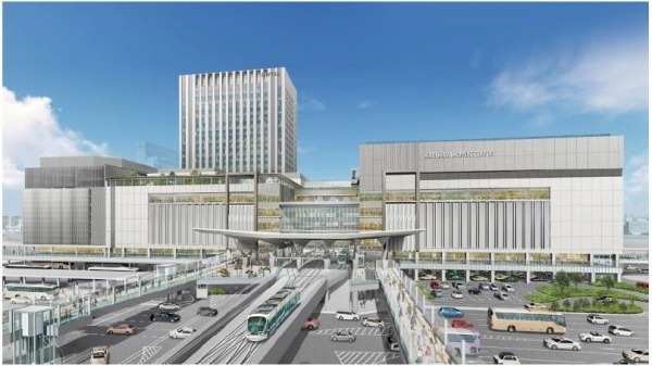 JR西日本、2020年から広島駅ビル建替え　路面電車が乗り入れへ