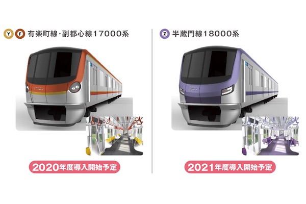 東京メトロ、有楽町線・副都心線・半蔵門線に新型車両導入へ