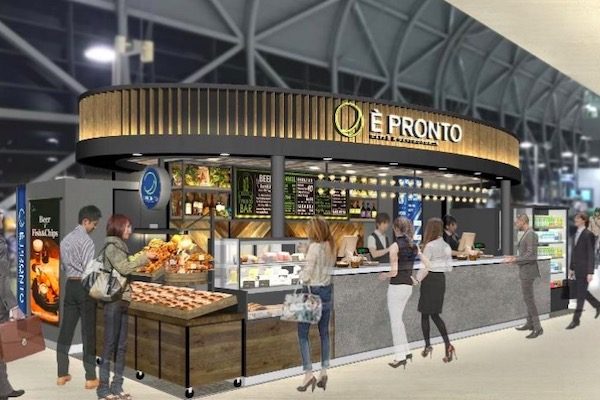 プロント、関空T1に「E PRONTO 関西国際空港南ウイング店」をオープン