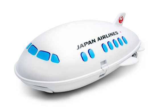 JALの機体デザインを施した子供用飛行機型キャリーケース、フェイスが販売