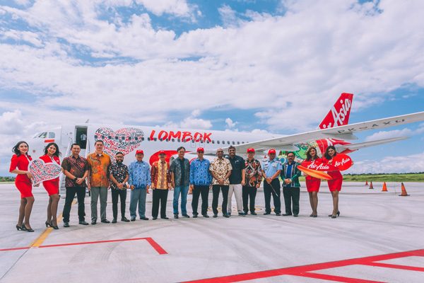 インドネシア・エアアジア、ロンボクを拠点化　クアラルンプールへ1日2便、パースへ週4便