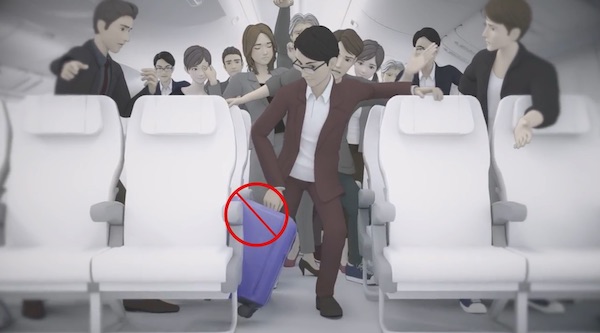 JAL、機内安全ビデオを9月から刷新　乗客の不適切行動時の危険性を強調