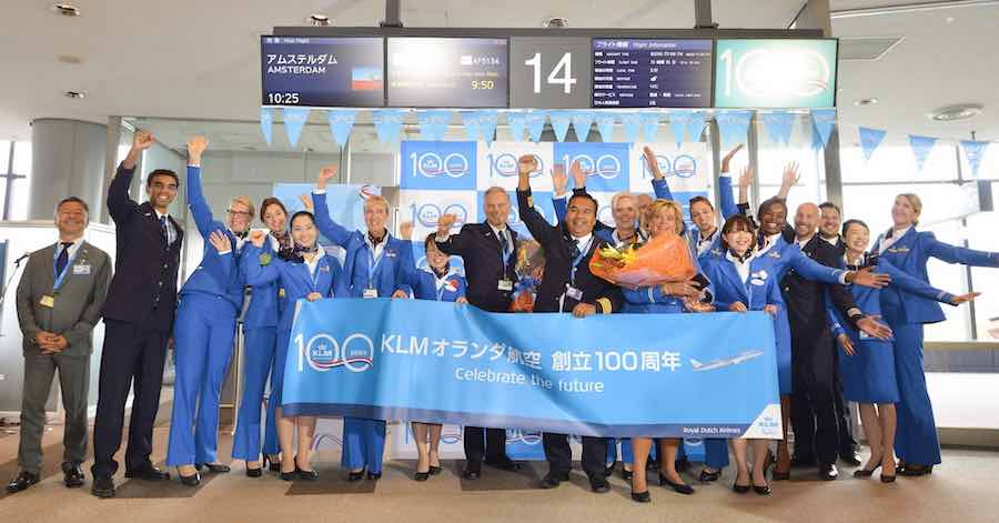 KLMオランダ航空、創立100周年　成田と関空で記念イベント開催