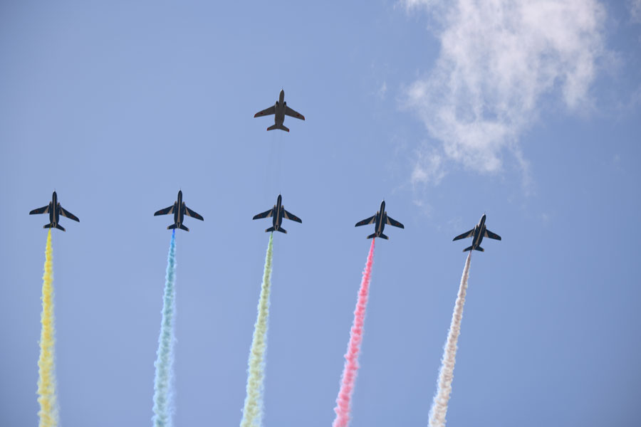 航空自衛隊「ブルーインパルス」が東京上空を飛行　飛行経路は当日発表