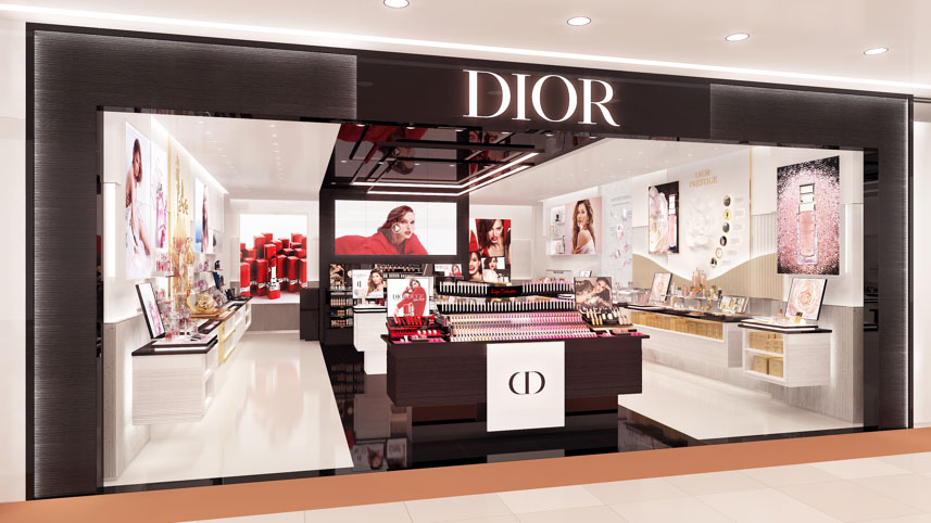 成田国際空港、T1南ウイングに「Dior Perfume and Beauty」オープン