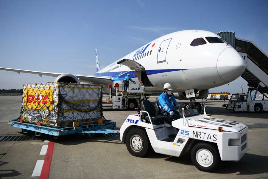 コロナワクチン第3便がANA機で成田到着、過去最大量を輸送