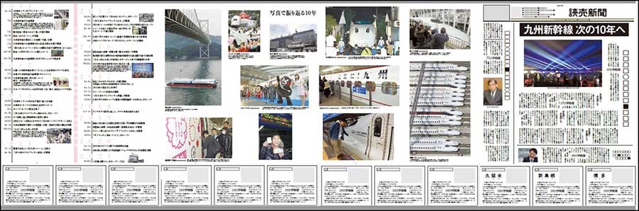 九州新幹線全線開業10周年を記念した”特別な新聞”、2,021部限定販売