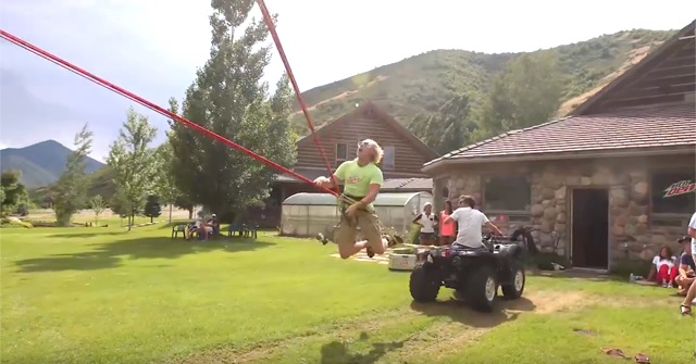 Human Bungee Slingshot