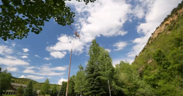 Human Bungee Slingshot