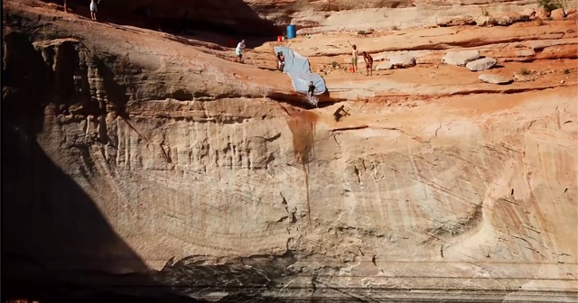 Cliff Slip and Slide!