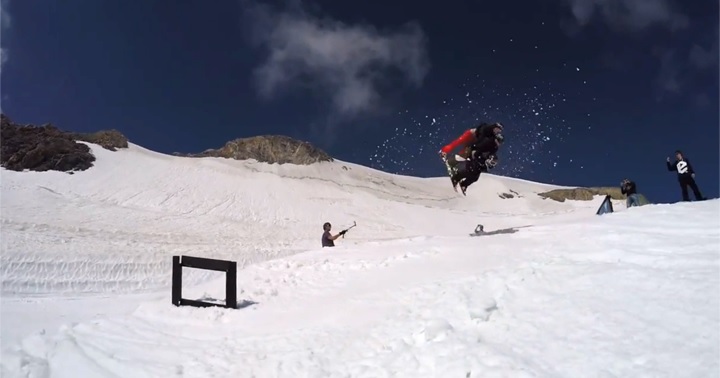 TRIO BACKFLIP en ski