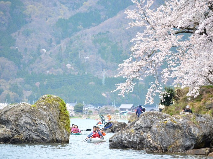 お花見カヤック