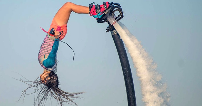 圧巻のライディング！FLYBOARD（フライボード）のワールドチャンピオン『Gemma Weston（ジェマー・ウェストン）』！！