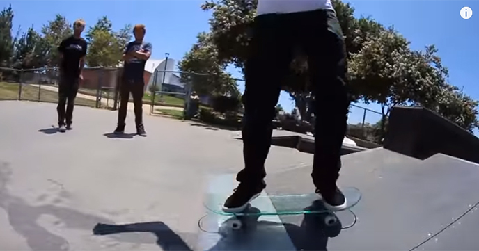 GLASS SKATEBOARD