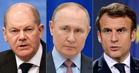 欧米のウクライナ武器供与批判＝独仏首脳と電話会談―ロシア大統領