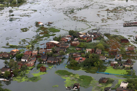 豪雨災害の死者、９１人に＝ブラジル北東部