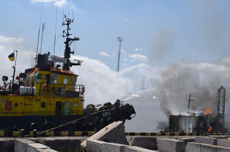 「軍艦標的」英は疑問視＝ロシアのオデッサ港攻撃―ウクライナ