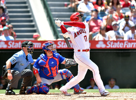 大谷、２打席連発＝２桁本塁打は４度目―米大リーグ