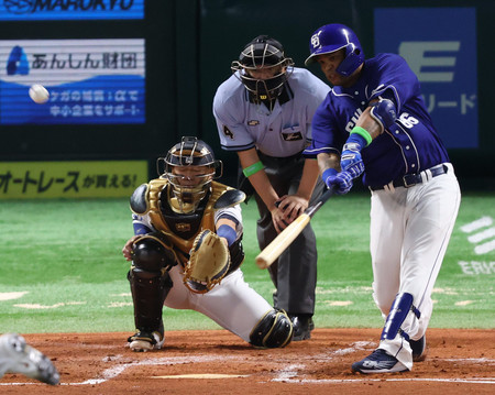 初アーチ「本当にうれしい」＝プロ野球オールスター