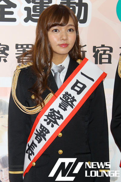 にわみきほ、広瀬未花、鈴木友菜、新宿警察署一日署長！制服姿で子どもと高齢者の交通事故防止訴え