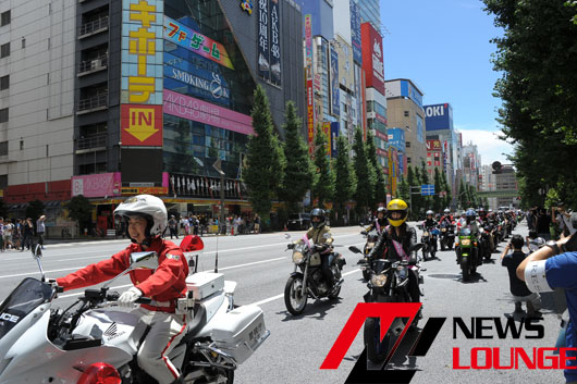 くまモンHONDAライダースジャケット姿でくまモン体操！「バイクの日スマイル・オン2016」開催