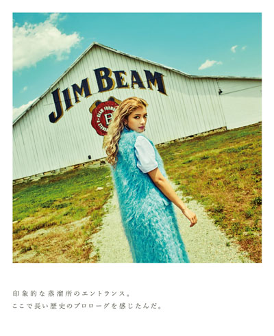 ローラ、「ジムビーム」広告アートディレクター！一週間限定で東京メトロ新宿駅構内に巨大広告