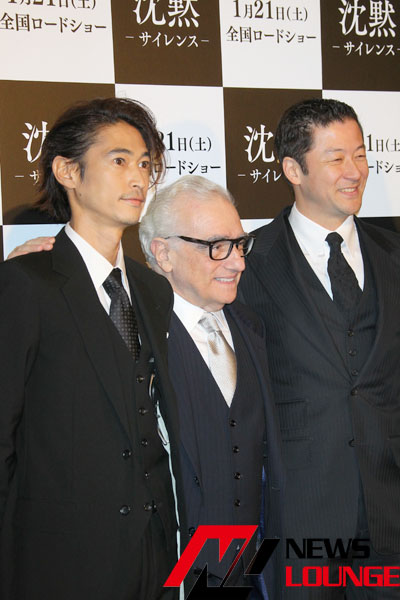 スコセッシ監督 映画「沈黙」好演のキャスト陣の世界的反響語る！窪塚洋介は熱いスピーチ