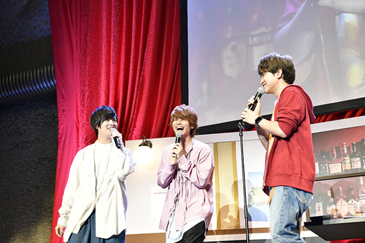石川界人「背中に鬼神が宿ってる」！斉藤壮馬＆八代拓とダメラジイベントでやりたい放題