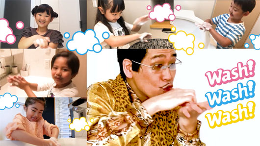 ピコ太郎「PPAP-2020-PIKOWash！バージョン公開」 世界の子どもたちが家で、楽しく、正しく、キレイに手洗いを実践