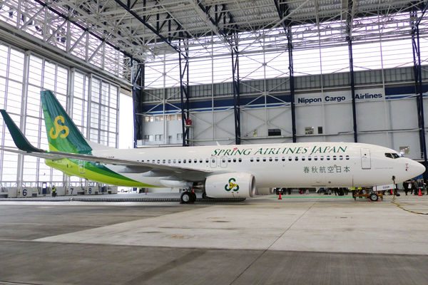 春秋航空日本、あす1月12日の東京/成田〜佐賀・広島線の4便を欠航