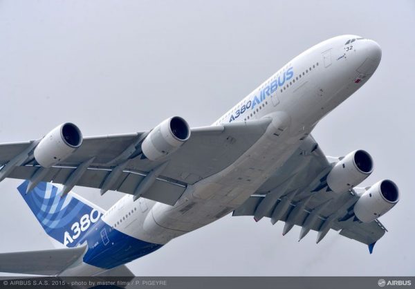 エアバス、パリエアショーに出展　ハイフライのA380などがデモ飛行