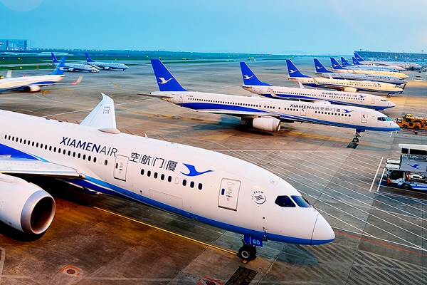 厦門航空、大阪/関西線を10月8日まで一部欠航　東京/成田線の機材大型化