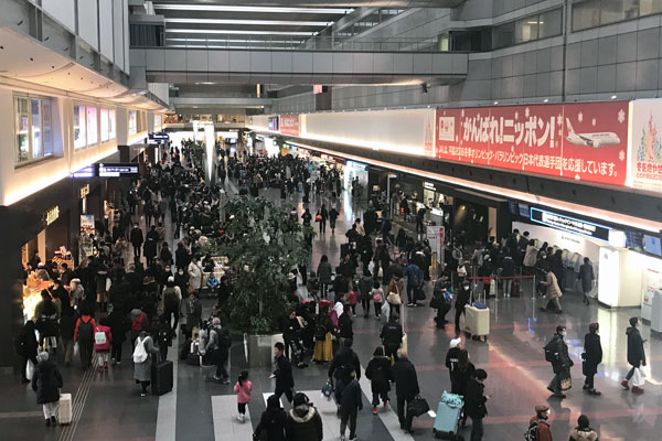 羽田空港、第1・第2ターミナルの保安検査場やトイレなどを一部閉鎖