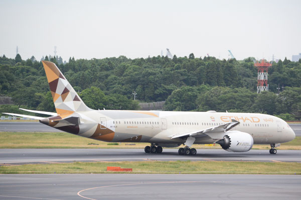 エティハド航空、アブダビ発東京/成田行きの臨時便運航　4月27日に